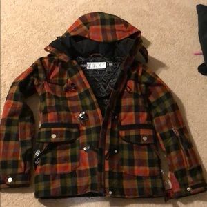 ❄️Roxy limited edition plaid Snowboard Jacket❄️